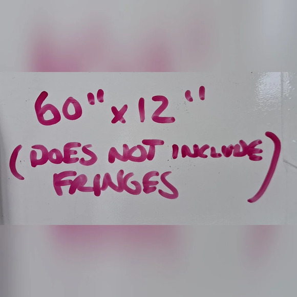 Burberry Vintage Scarf Nova Check 100% Cashmere England 90s Y2K 60" x 12" - Picture 14 of 16